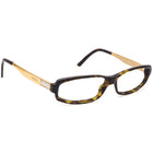 Gucci Women's Eyeglasses GG 2940/Strass ANT Dark Havana/Gold Rhinestones Rectangular Frame Italy 52[]13 135