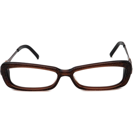 Gucci Women's Eyeglasses GG 294 CER Glitter Brown Rectangular Frame Italy 52[]14 130