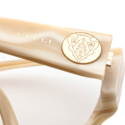 Gucci Women's Sunglasses GG 3076 Ivory Rectangular 54 mm