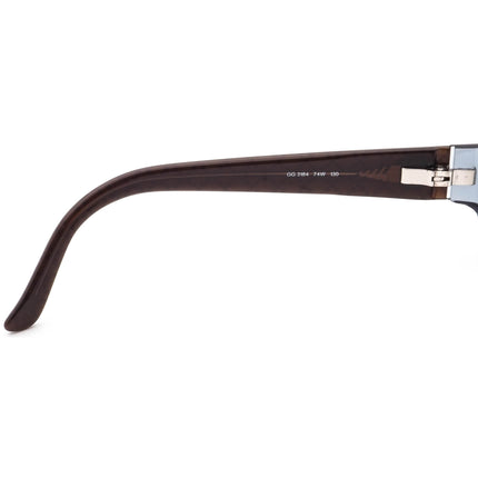 Gucci Women's Eyeglasses GG 3184 74W Transparent Blue Rectangular Frame Italy 53[]14 130