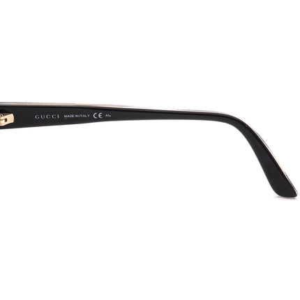 Gucci Women's Eyeglasses GG 3205 Y0A Striped Olive on Blue/Black Butterfly Frame Italy 53[]16 140
