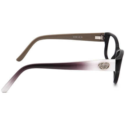 Gucci Women's Eyeglasses GG 3569 L4E Gloss Black B-Shape Frame Italy 52[]15 135