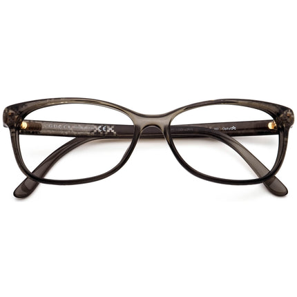 Gucci Women's Eyeglasses GG 3699 G2D Transparent Diamond Gray B-Shape Frame Italy 54[]15 140