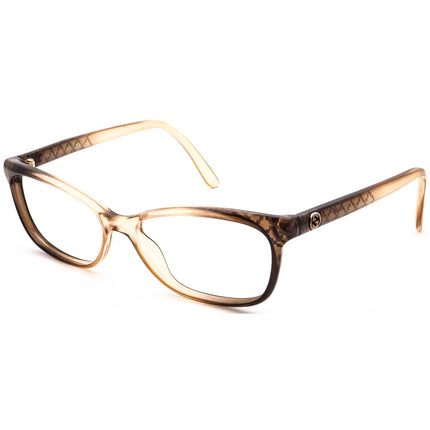 Gucci Women's Eyeglasses GG 3699 QIF Transparent Champagne Brown B-Shape Frame Italy 54[]15 140