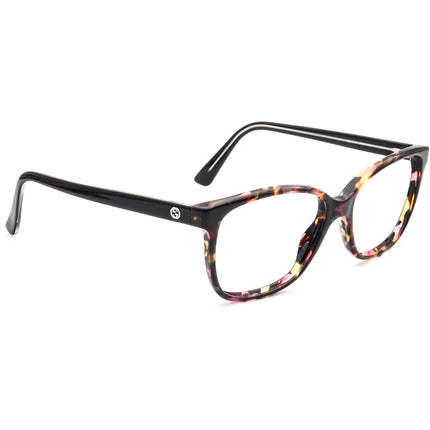 Gucci Women's Eyeglasses GG 3724 HPA Pink Marble/Black Square Frame Italy 53[]15 140