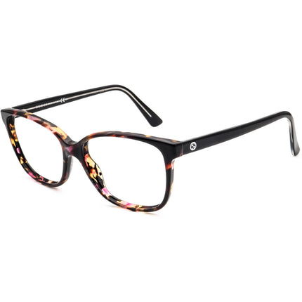 Gucci Women's Eyeglasses GG 3724 HPA Pink Marble/Black Square Frame Italy 53[]15 140