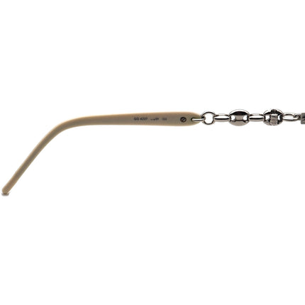 Gucci Women's Eyeglasses GG 4237 CQW White Half Rim Frame Italy 52[]17 130