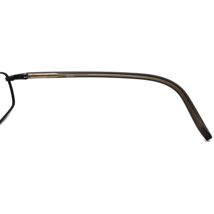 Hugo Boss Eyeglasses HB11062 BE Glossy Black B-Shape Frame Japan 50[]19 140