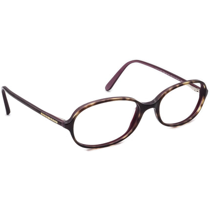 Hugo Boss Women's Eyeglasses HB11527 VO Tortoise on Purple Oval Frame Italy 52[]16 140