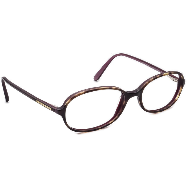 Hugo Boss Women's Eyeglasses HB11527 VO Tortoise on Purple Oval Frame Italy 52[]16 140