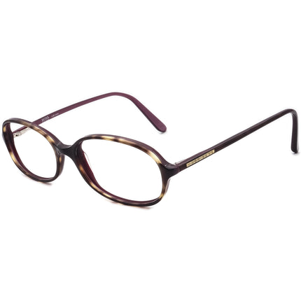 Hugo Boss Women's Eyeglasses HB11527 VO Tortoise on Purple Oval Frame Italy 52[]16 140