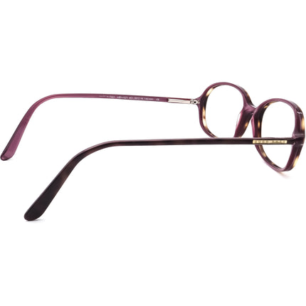 Hugo Boss Women's Eyeglasses HB11527 VO Tortoise on Purple Oval Frame Italy 52[]16 140