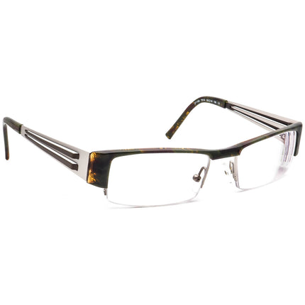 JF Rey Eyeglasses JF1160 7510 Moss Green & Gunmetal Half Rim Frame 53[]18 135