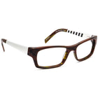 JF Rey Eyeglasses JF1181 9242 Brown and White Rectangular Frame 52[]15 135