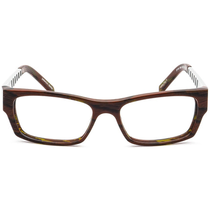 JF Rey Eyeglasses JF1181 9242 Brown and White Rectangular Frame 52[]15 135