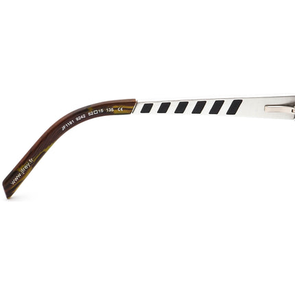 JF Rey Eyeglasses JF1181 9242 Brown and White Rectangular Frame 52[]15 135