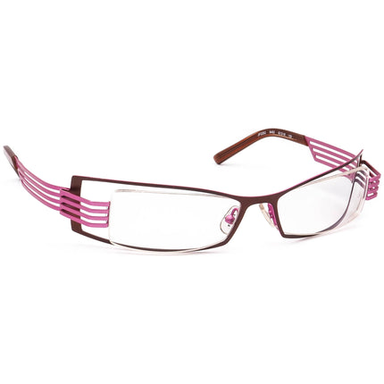 JF Rey Women's Eyeglasses JF2252 9482 Brown & Pink Rectangular Metal Frame 52[]16 133