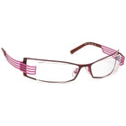 JF Rey Women's Eyeglasses JF2252 9482 Brown & Pink Rectangular Metal Frame 52[]16 133