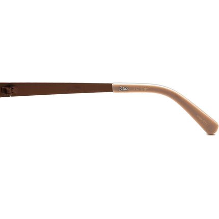 JF Rey Eyeglasses PM006 9590 Petite Striped Brown Half Rim Metal Frame 49[]17 127