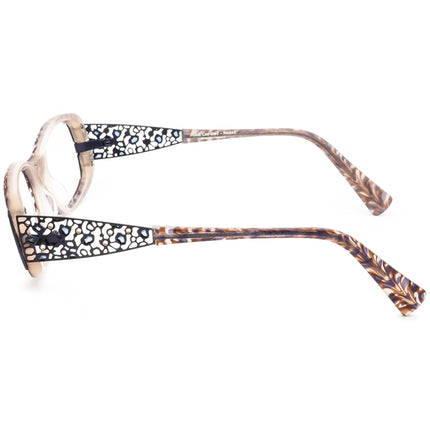 Jean Lafont Women's Eyeglasses Epopee 762 Purple Marble Rhinestones Rectangular Frame 53[]13 132