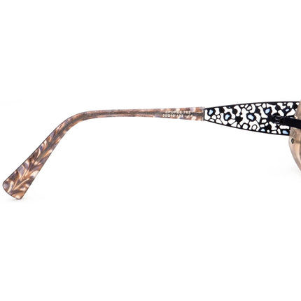 Jean Lafont Women's Eyeglasses Epopee 762 Purple Marble Rhinestones Rectangular Frame 53[]13 132