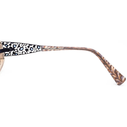 Jean Lafont Women's Eyeglasses Epopee 762 Purple Marble Rhinestones Rectangular Frame 53[]13 132