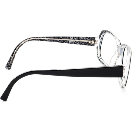 Jean Lafont Women's Sunglasses Fancy 149 Black/Clear Square France 53 mm