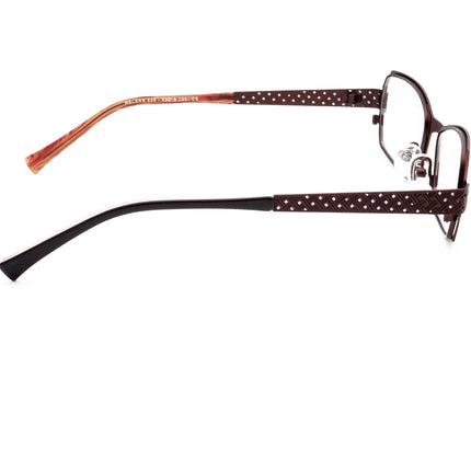 Jean Lafont Women's Eyeglasses Helene 628 Matte Red&Brown Rectangular Metal Frame France 52[]18 133