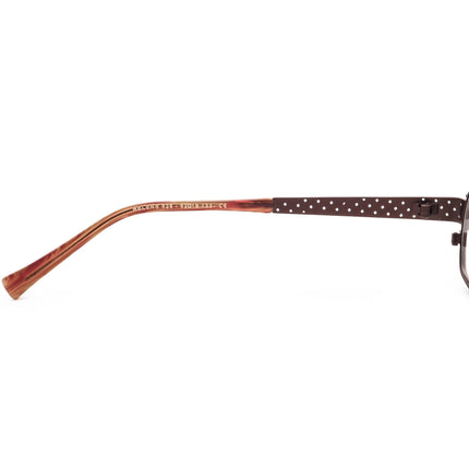 Jean Lafont Women's Eyeglasses Helene 628 Matte Red&Brown Rectangular Metal Frame France 52[]18 133