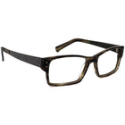 Jean Lafont Eyeglasses Horde 431 Carbon Fiber Striped Green Rectangular Frame France 55[]15 145