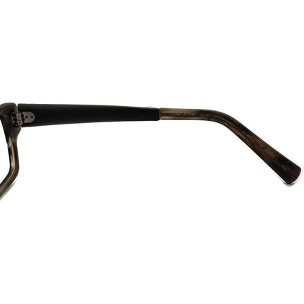 Jean Lafont Eyeglasses Horde 431 Carbon Fiber Striped Green Rectangular Frame France 55[]15 145
