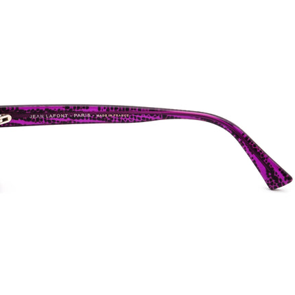 Jean Lafont Women's Eyeglasses Lin 7021 Purple with Gold & Silver Glitters B-Shape Frame France 53[]16 138