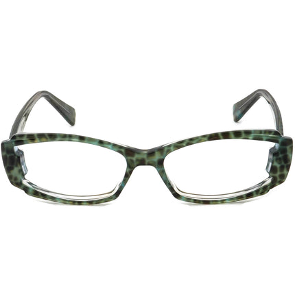 Jean Lafont Women's Eyeglasses Litote 395 Green Frogskin Rectangular Frame France 50[]14 138