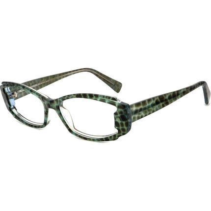 Jean Lafont Women's Eyeglasses Litote 395 Green Frogskin Rectangular Frame France 50[]14 138