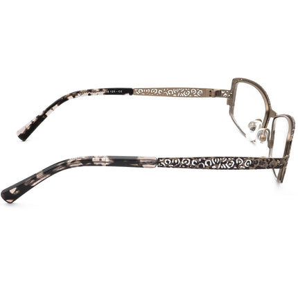 Jean Lafont Women's Eyeglasses Mayfair 030 Brown Leopard Rectangular Metal Frame France 51[]16 125