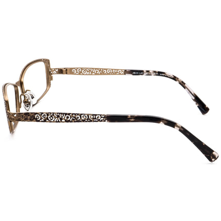 Jean Lafont Women's Eyeglasses Mayfair 030 Brown Leopard Rectangular Metal Frame France 51[]16 125