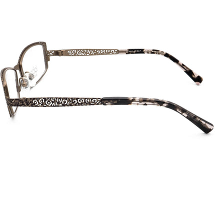 Jean Lafont Women's Eyeglasses Mayfair 030 Brown Leopard Rectangular Metal Frame France 51[]16 125