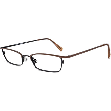 Jean Lafont Eyeglasses Minie 463 Brown/Black Rectangular Metal Frame France 49[]18 130
