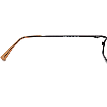 Jean Lafont Eyeglasses Minie 463 Brown/Black Rectangular Metal Frame France 49[]18 130