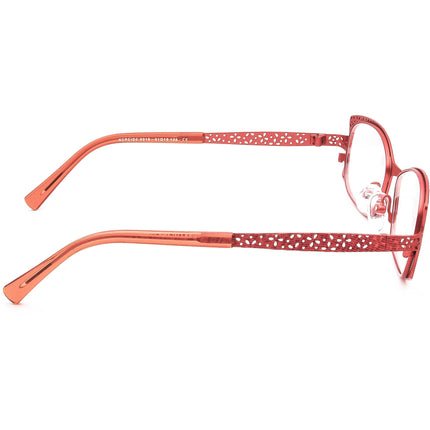 Jean Lafont Women's Eyeglasses Nereide 6019 Red Rectangular Metal Frame France 51[]16 128