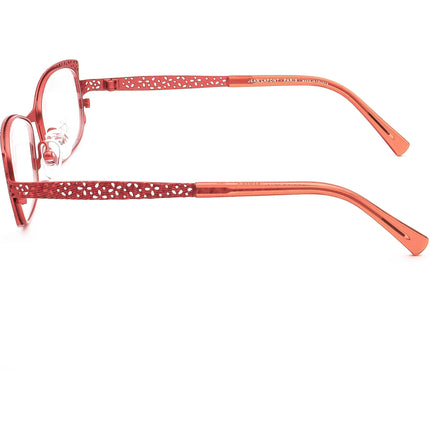 Jean Lafont Women's Eyeglasses Nereide 6019 Red Rectangular Metal Frame France 51[]16 128