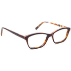 Jean Lafont Women's Eyeglasses Oceane 563 Brown on Marble Brown Semi Cat Eye Frame France 51[]15 138