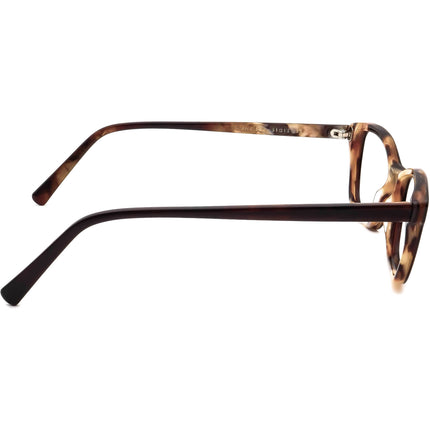 Jean Lafont Women's Eyeglasses Oceane 563 Brown Marble Rectangular Frame France 51[]15 138