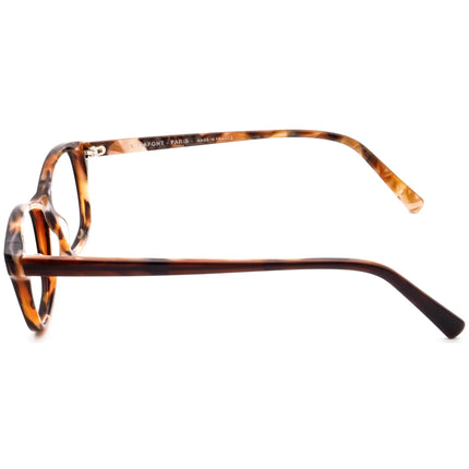 Jean Lafont Women's Eyeglasses Oceane 563 Brown on Marble Brown Semi Cat Eye Frame France 51[]15 138