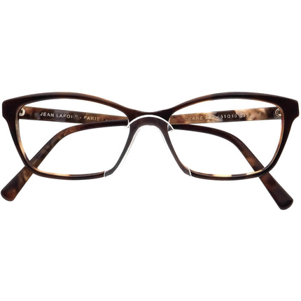 Jean Lafont Women's Eyeglasses Oceane 563 Brown Marble Rectangular Frame France 51[]15 138
