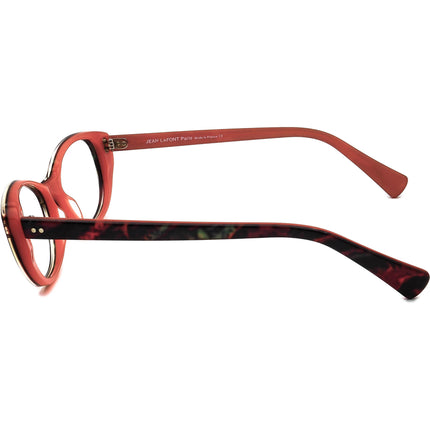 Jean Lafont Women's Eyeglasses Olympe 1011 Salmon Havana Cat Eye Frame France 48[]15 130