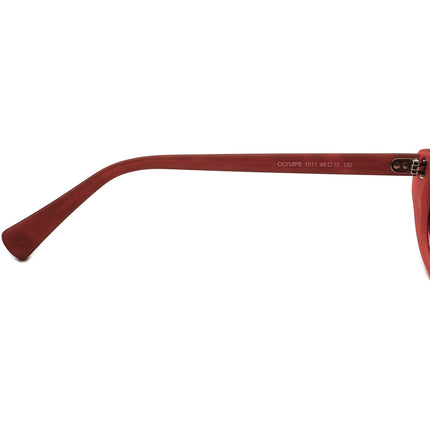Jean Lafont Women's Eyeglasses Olympe 1011 Salmon Havana Cat Eye Frame France 48[]15 130