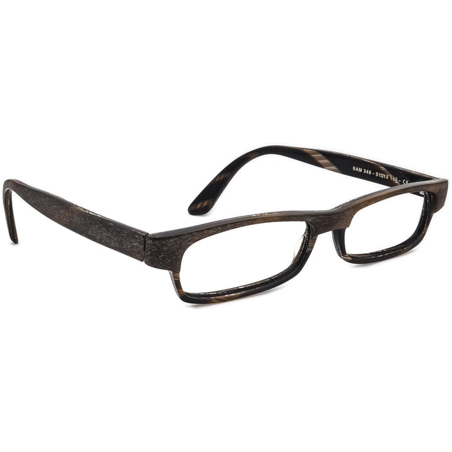 Jean Lafont Eyeglasses Sam 348 Woody Brown Rectangular Frame France 51[]15 145