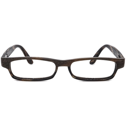 Jean Lafont Eyeglasses Sam 348 Woody Brown Rectangular Frame France 51[]15 145