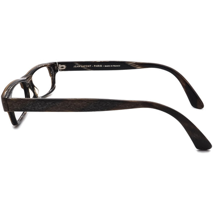Jean Lafont Eyeglasses Sam 348 Woody Brown Rectangular Frame France 51[]15 145